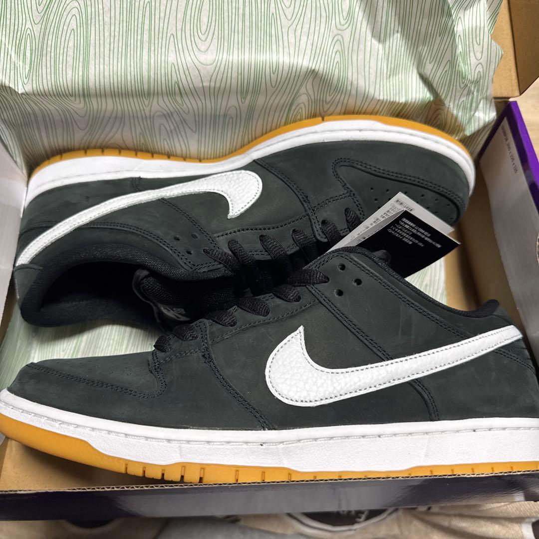 29.5cmNIKE SB DUNKLOW PRO 11.5 ブラック/ホワイト