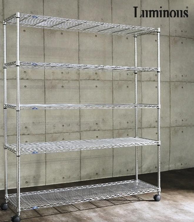 直接引取可 総額50000円相当 ルミナス スチールラック 7段 キャスター付き