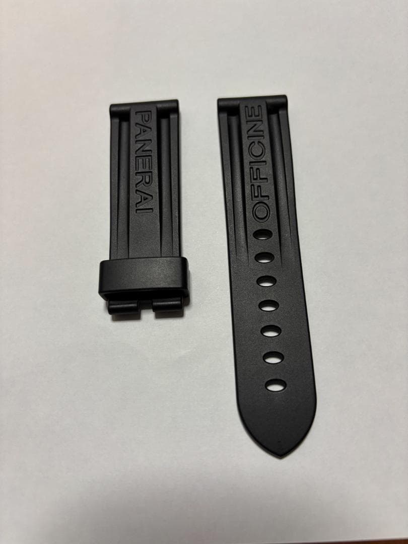 PANERAI ブラック 純正ラバーベルト