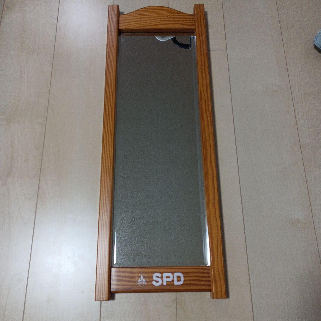 希少　山之内製薬（現・アステラス製薬）ノベルティ　木製　ウォールミラー