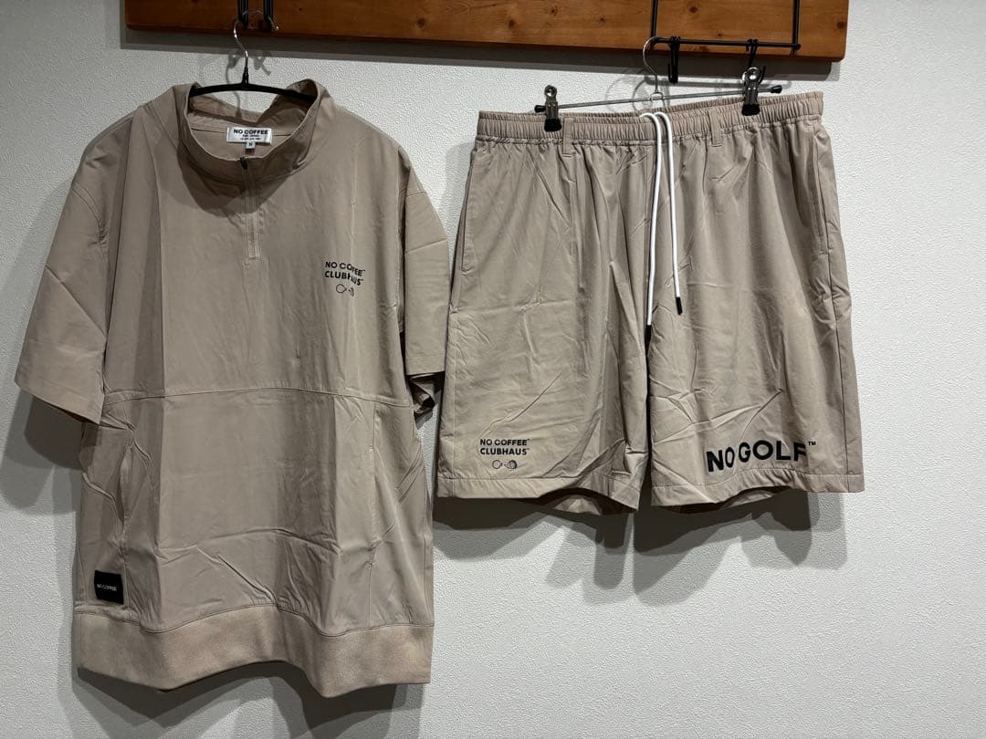 CLUB HAUS ✖️ NO COFFEE コラボ　ハーフピステ、パンツ、ハット