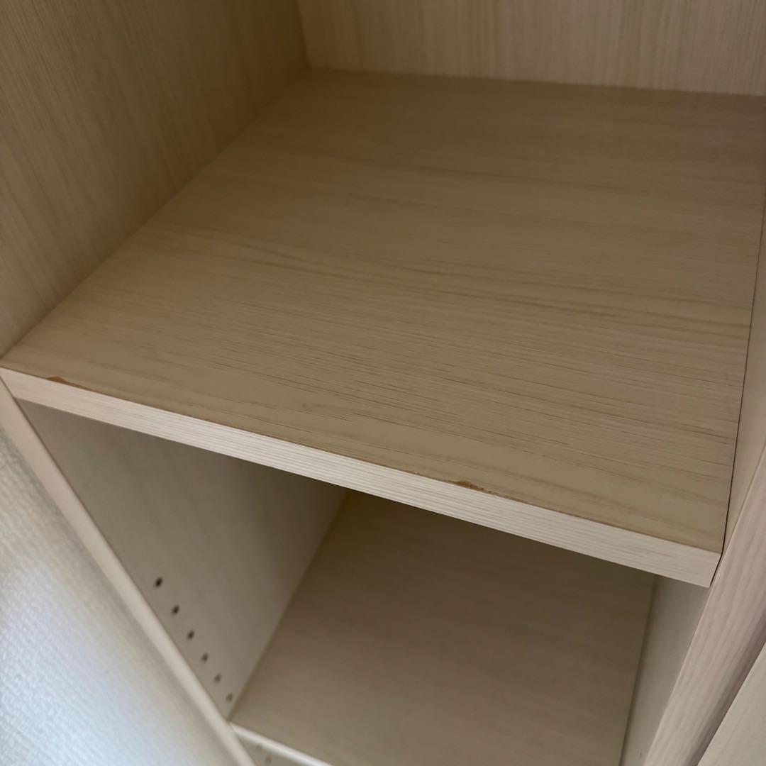 家財便&送料込　NITORI　スライド開閉式本棚　ニトリ