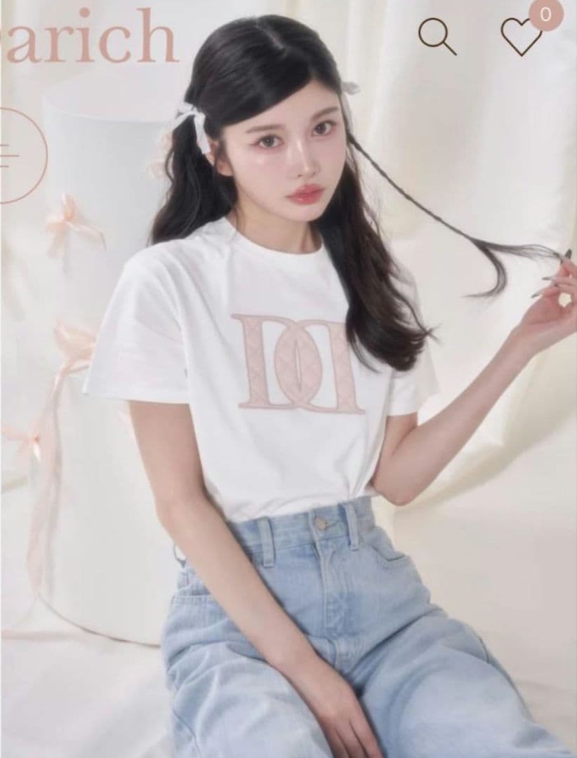 【ラスト1点】Darich ダーリッチ キルティングアップリケTシャツ