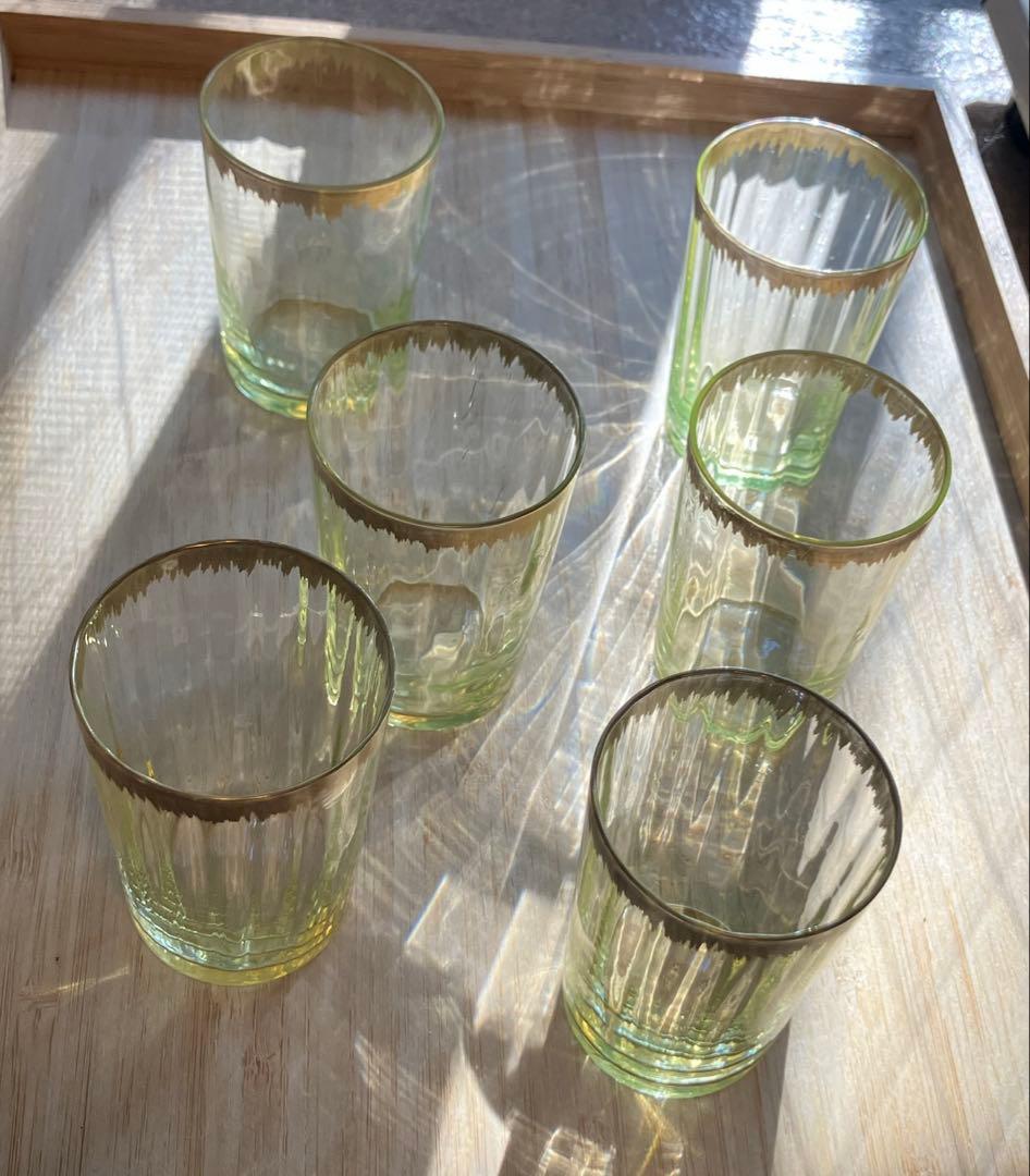 Daum Nancy アンティークオパールセント　６個セット