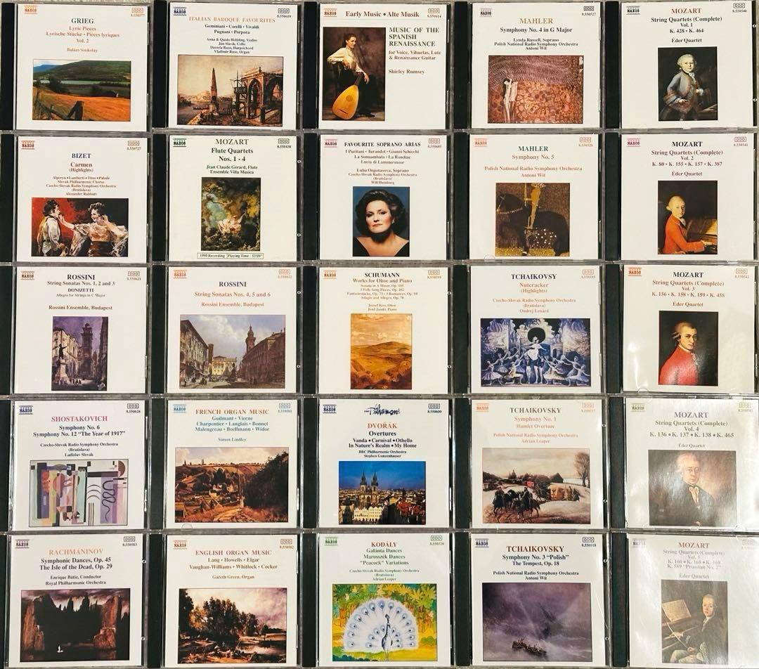 ☆naxos☆クラシック系CDおまとめ64枚 美品多