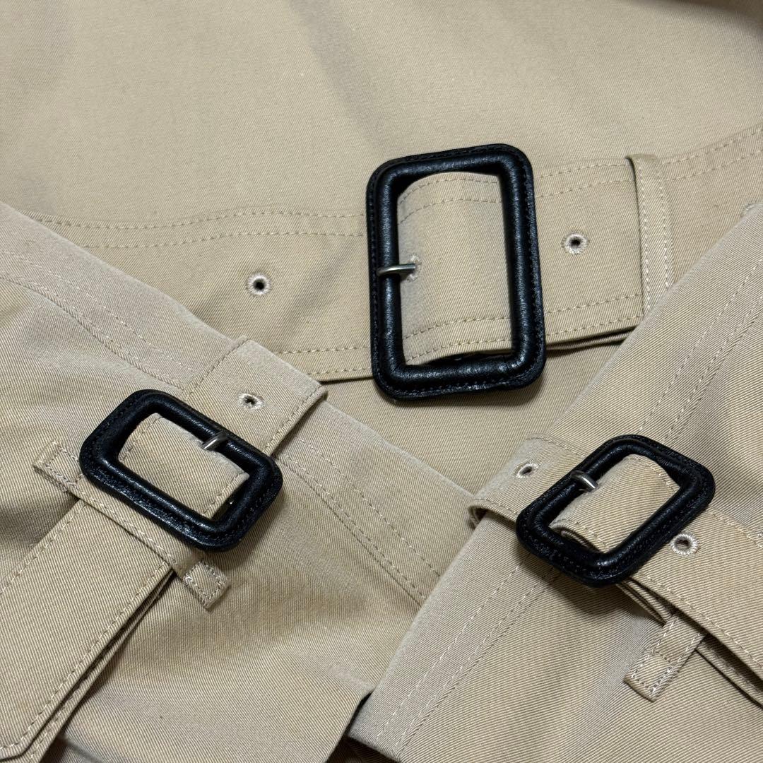 美品バーバリーロンドン　トレンチコート　ライナー付　メガチェック　44 ベージュ