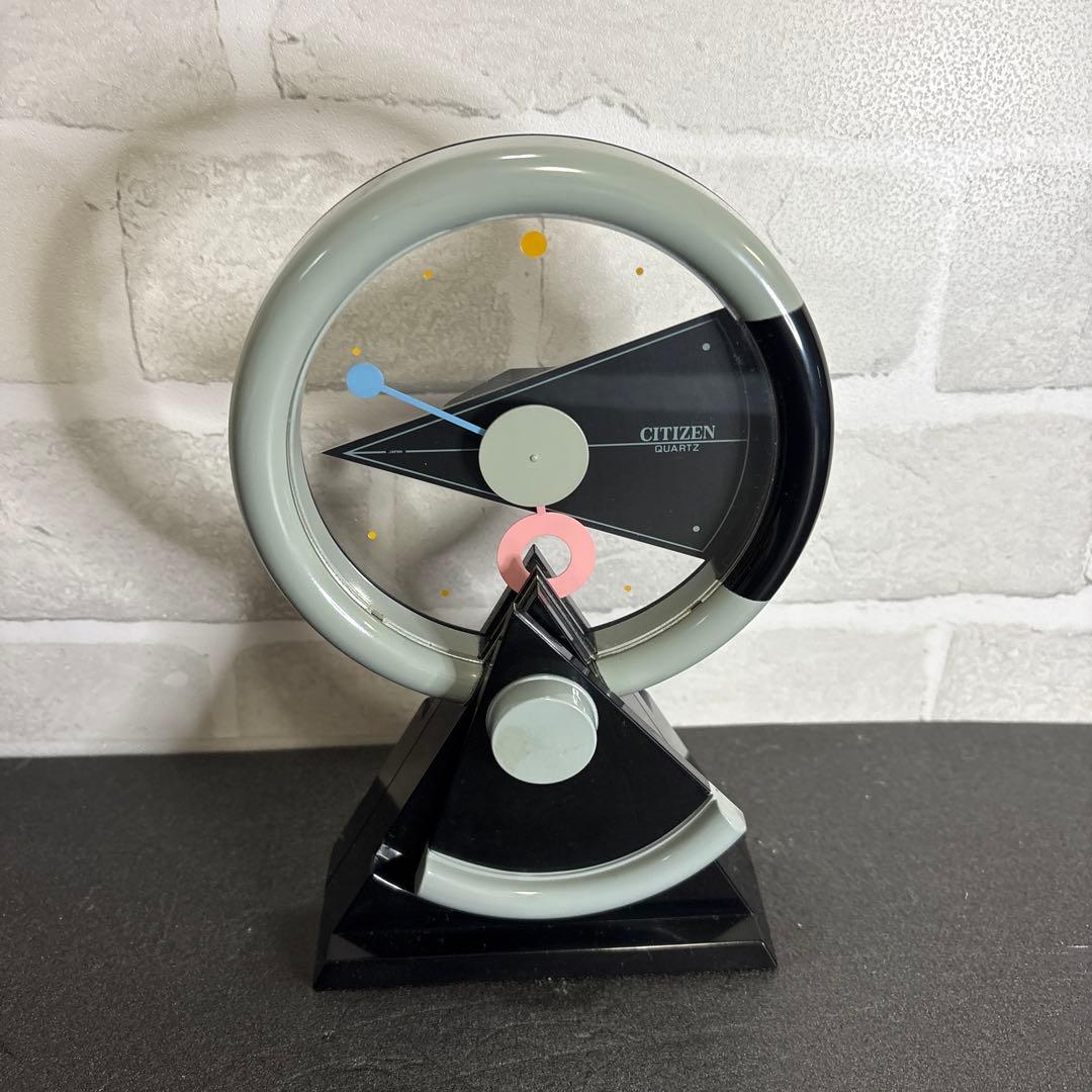 シチズン ・置き型振り子時計　クレヴィス　レトロ　モダン　動作確認済み