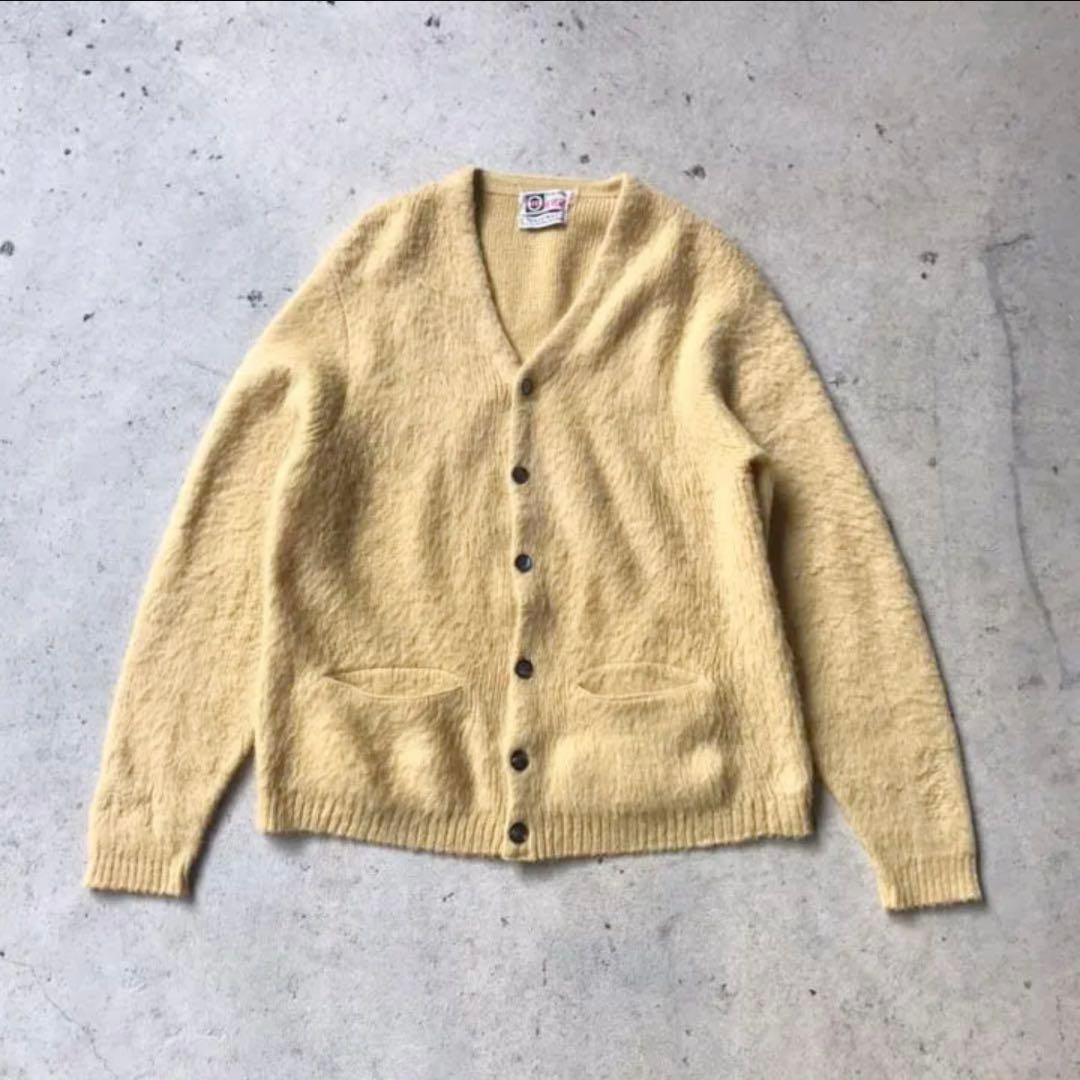 あ*こ様 60s ビンテージ REVERE モヘアカーディガン ポケ付き M