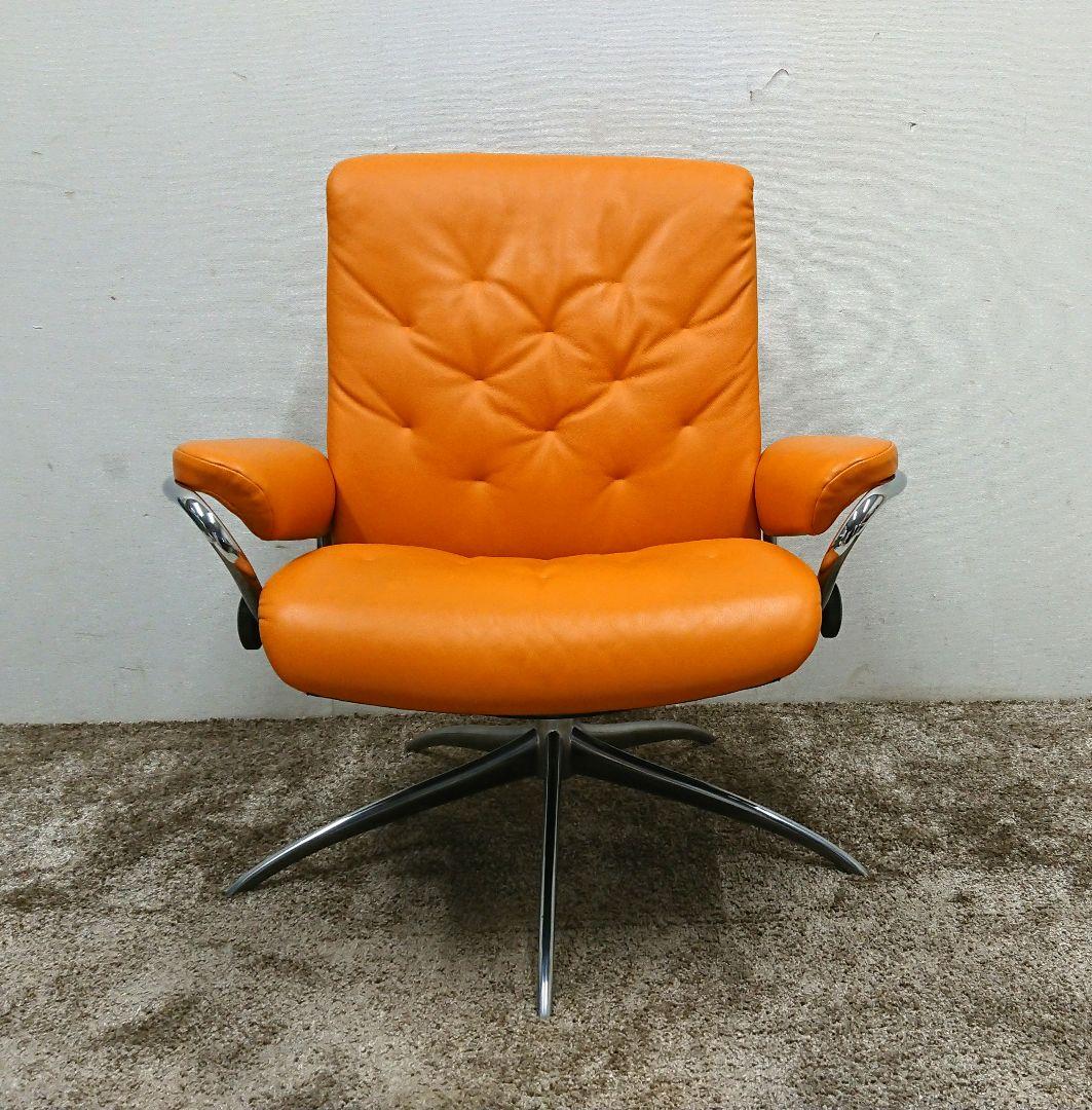 美品 EKONES Metro low メトロ リクライニング 回転 ソファ