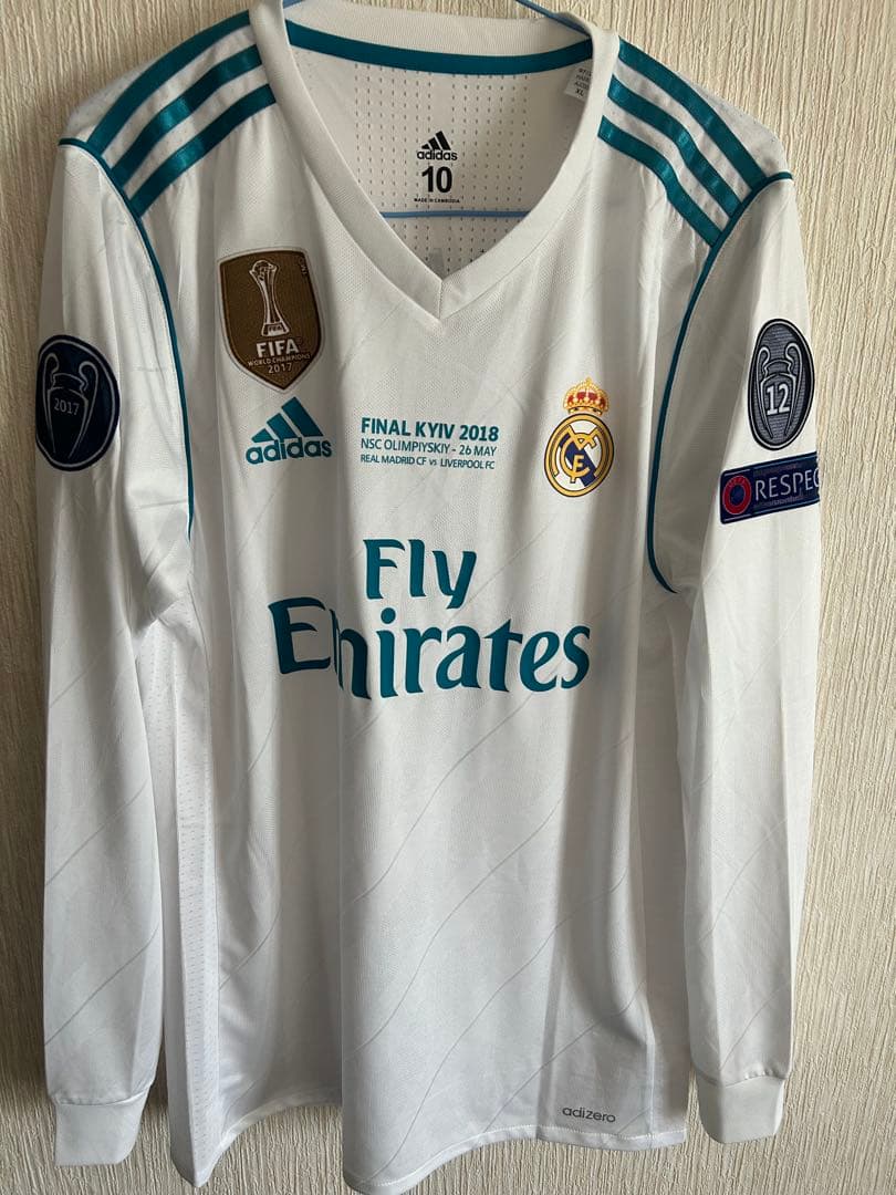 レアル・マドリード　ロナウド　Cl決勝ユニフォーム　オーセンティック