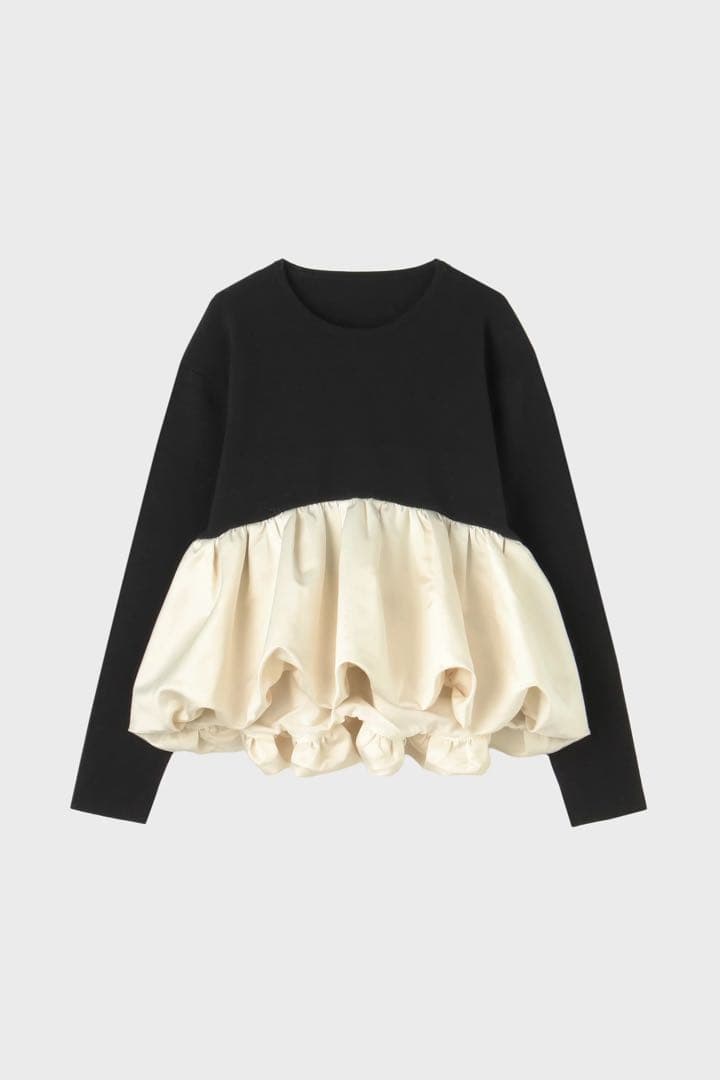 新品未使用The toe Aachen Balloon Peplum ブラックS