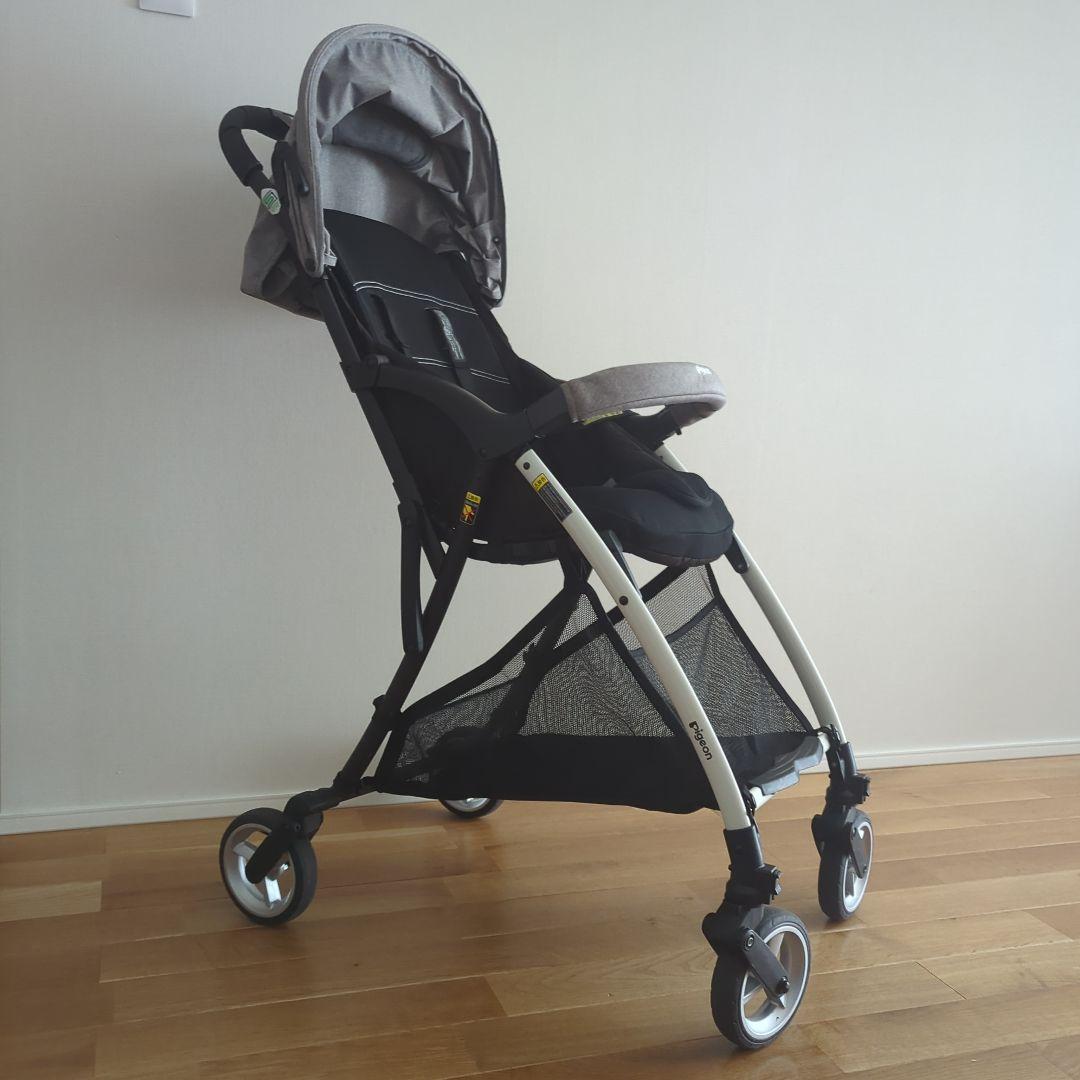 10月限定値下！ピジョン　ビングルBB0　 Pigeon ベビーカー　限定グレー