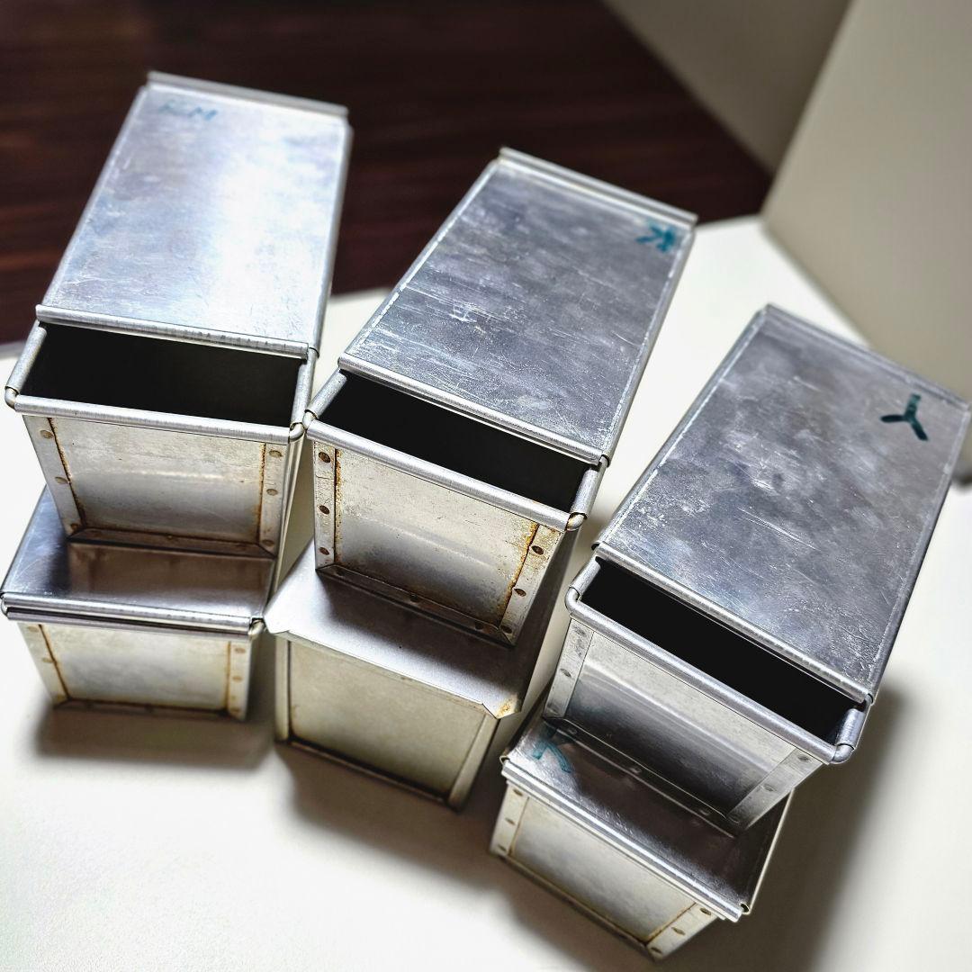 パン型 1.5斤 ふた付き 6個 セット