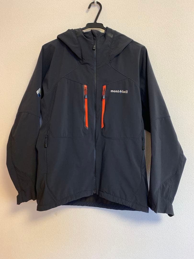 mont-bell パウダージェットパーカー 人気のブラックＳ