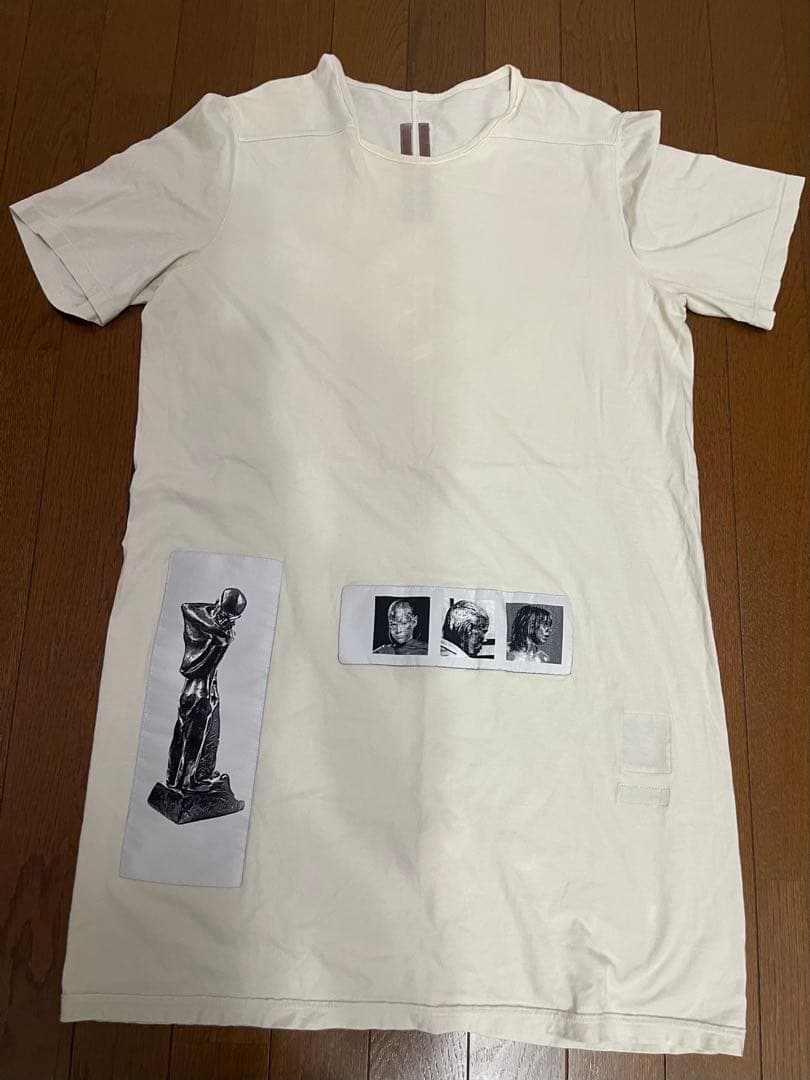 rickowens DRKSHDW パッチT パールカラー Tシャツ Sサイズ