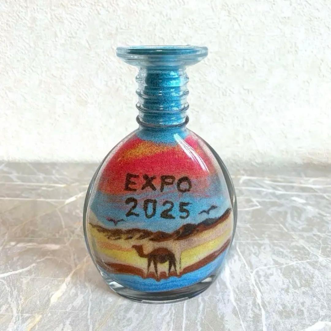 大阪万博 ヨルダンパビリオン　 サンドアート　大サイズ