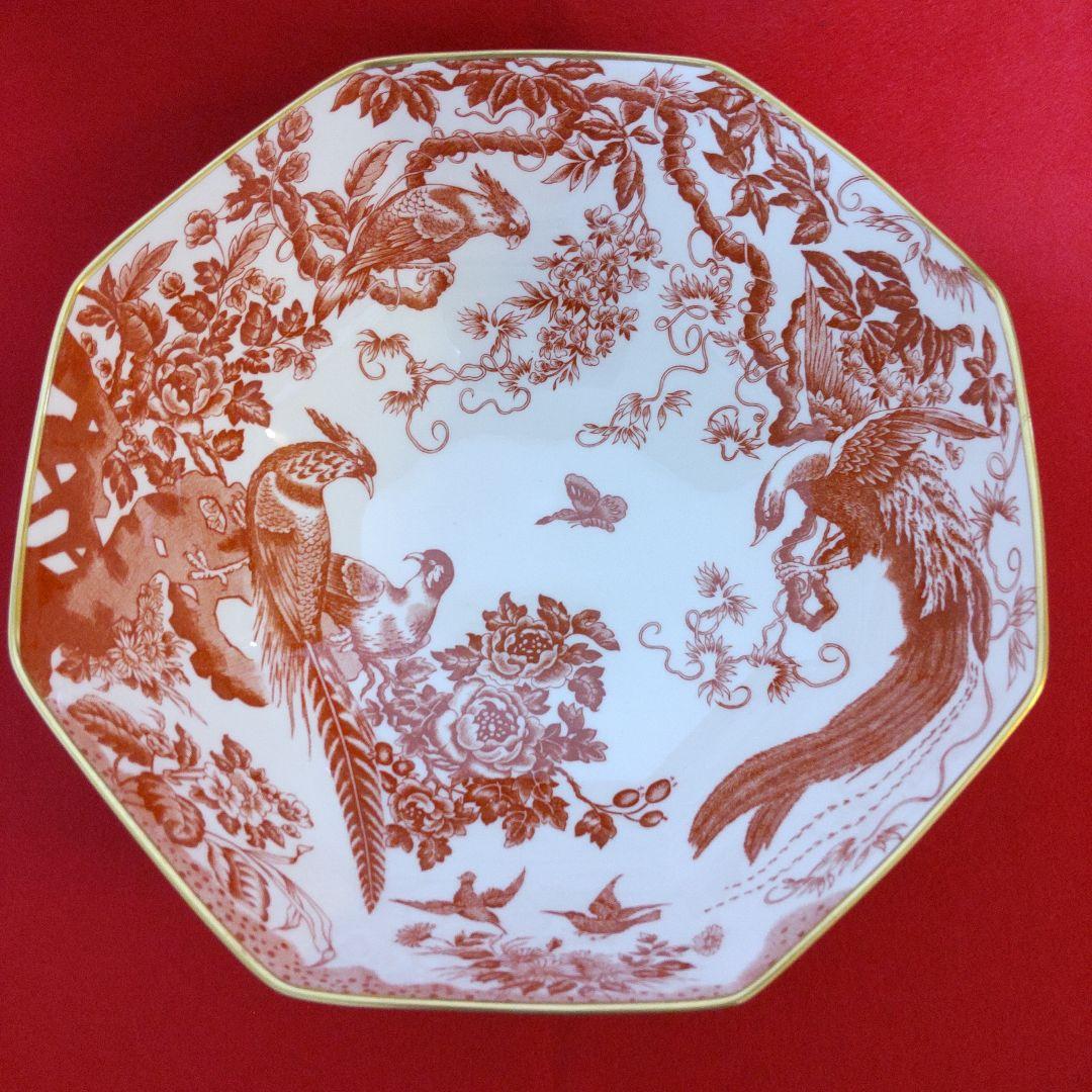 ロイヤルクラウンダービー ボウルエイビスレッド ★希少★美品★