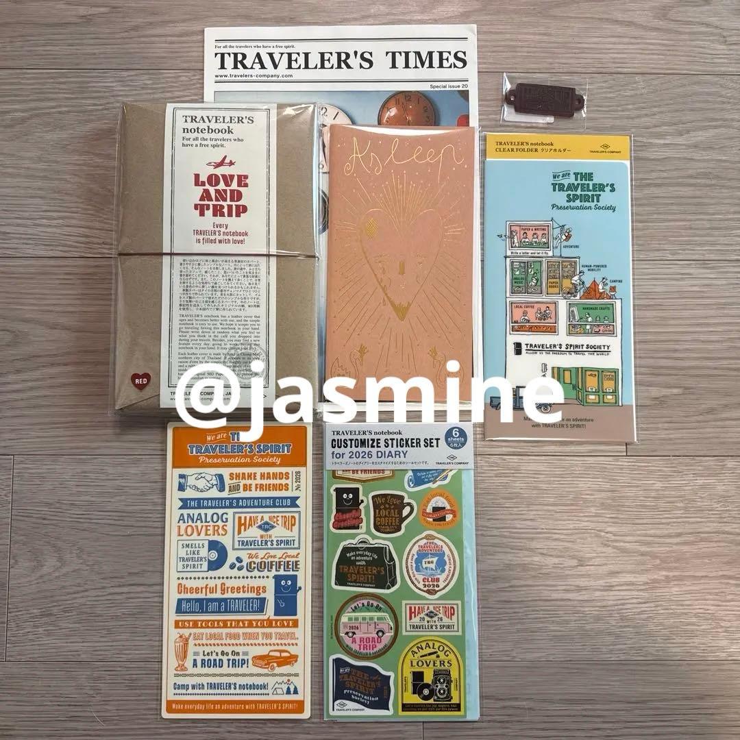 【限定】トラベラーズノート Love and Trip &ダイアリー7点セット