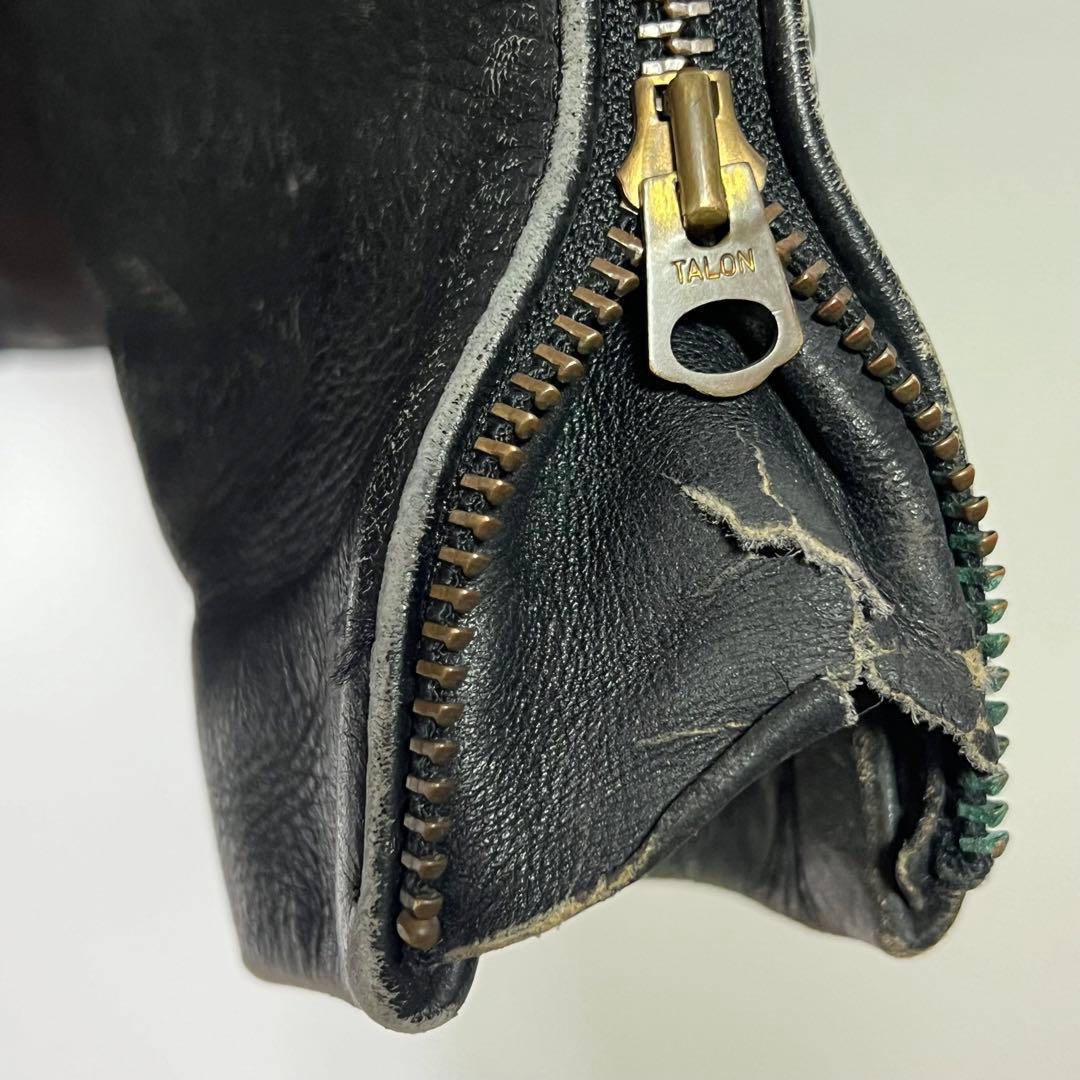 VANSON バンソン　シングル　ライダース　ジャケット　サイズ34