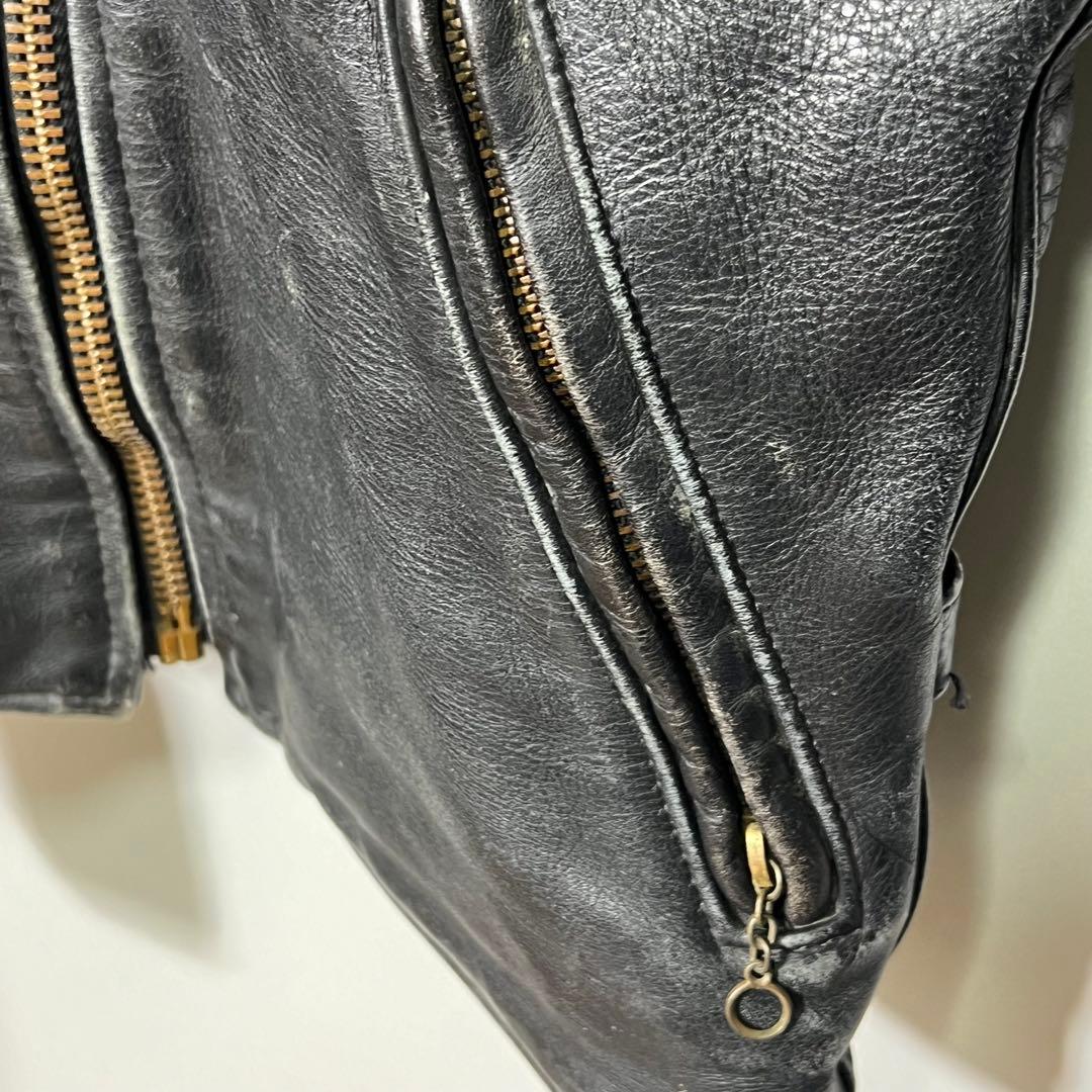 VANSON バンソン　シングル　ライダース　ジャケット　サイズ34