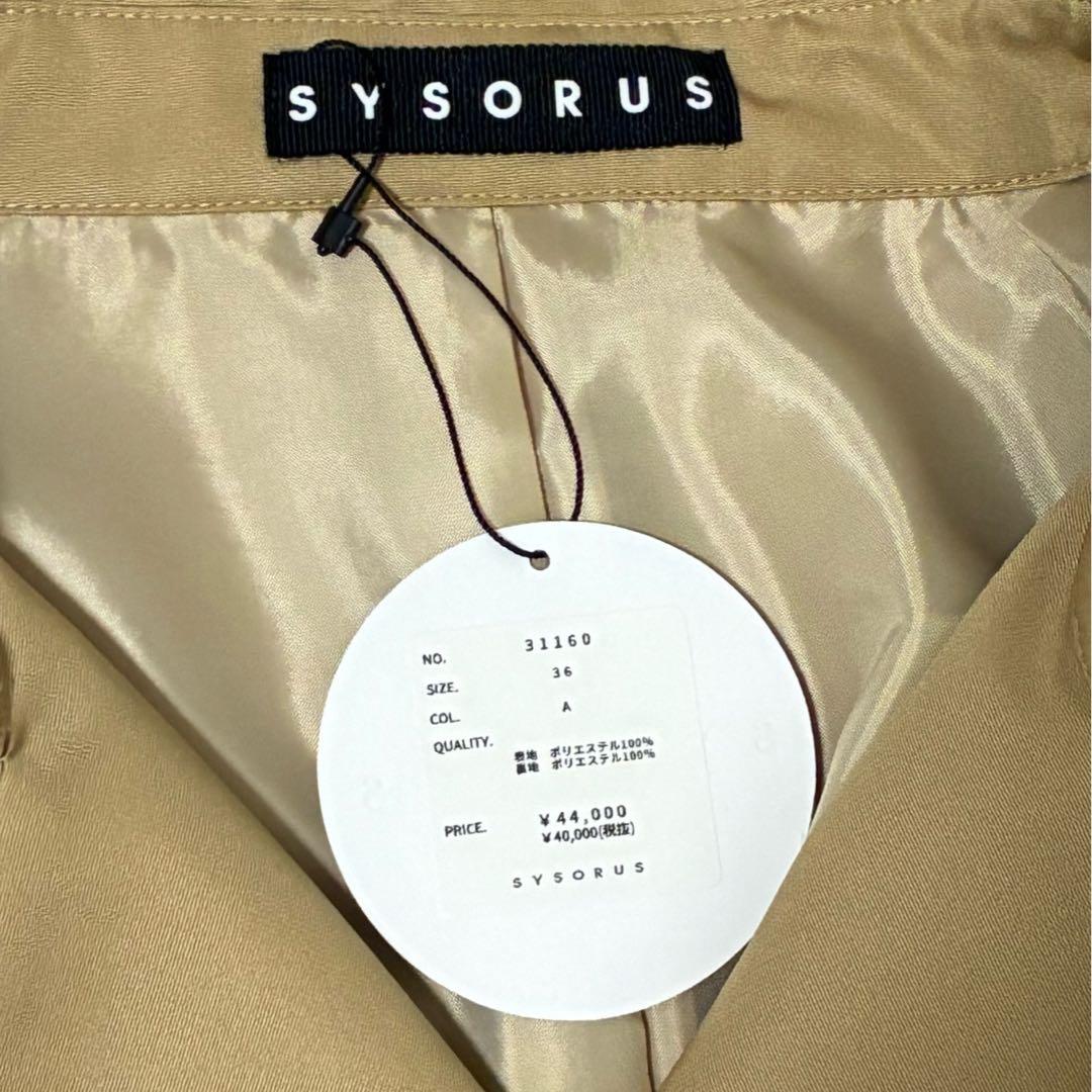 【新品未使用】SYSORUS シソラス × akko3839ドレストレンチコート