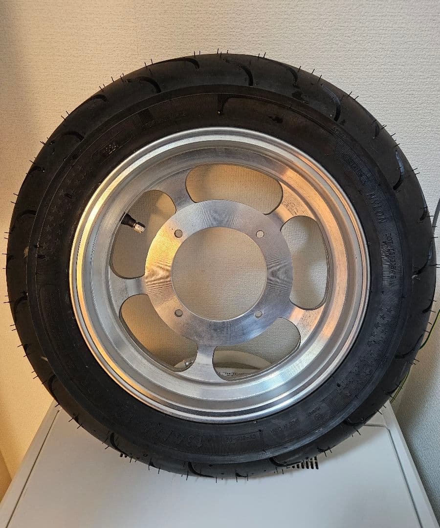 ジャイロキャノピーフロントアルミホイール　FRIENDWAYタイヤセット