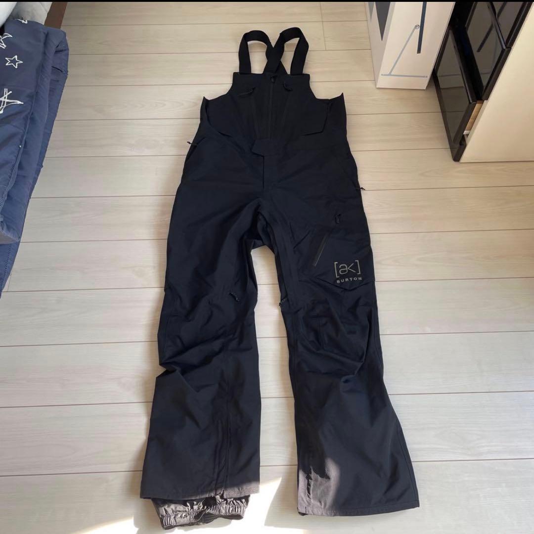 バートンak サイクリックビブパンツ　Mサイズ　トゥルーブラック