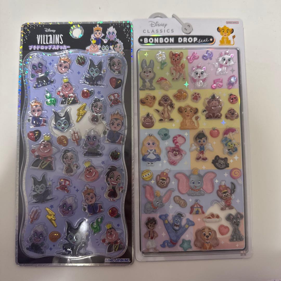 ディズニークラッシック ボンボンシール プチドロップスティッカー