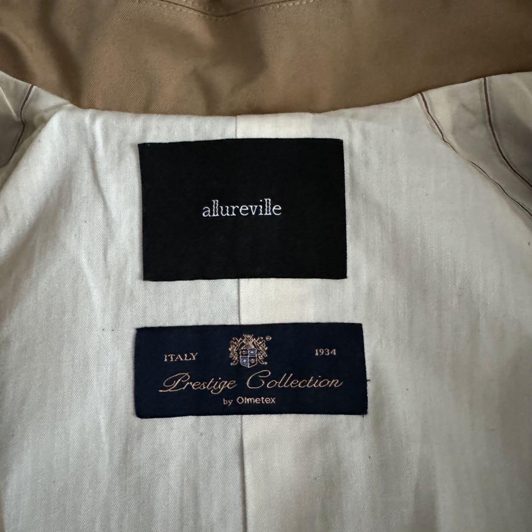 美品◆定価11万◇allureville アルアバイル　ジオベトレンチコート