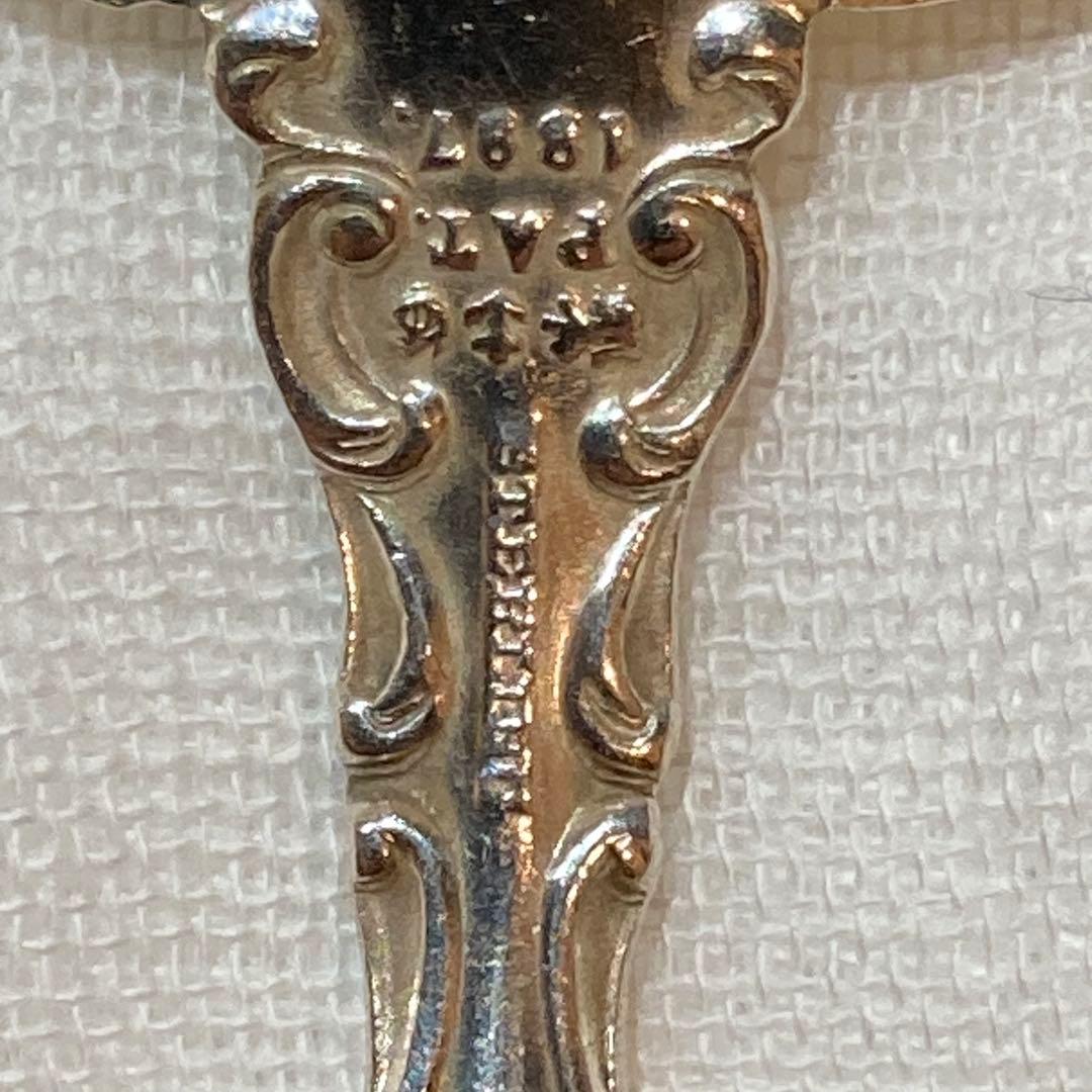 64 アメリカGorham社純銀製シュガースプーン