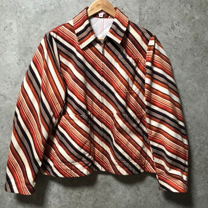 に*ん様 〔早い者勝ち〕MASU VASE PATTERN WORK JACKE