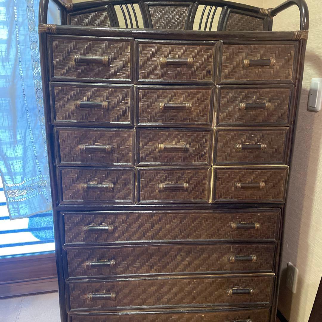 8段チェスト ブラウン