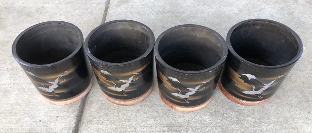 火鉢4個セット(E67)