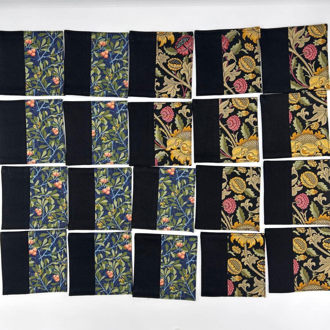 2314 ウィリアムモリス　コースター　200枚組　ハンドメイド