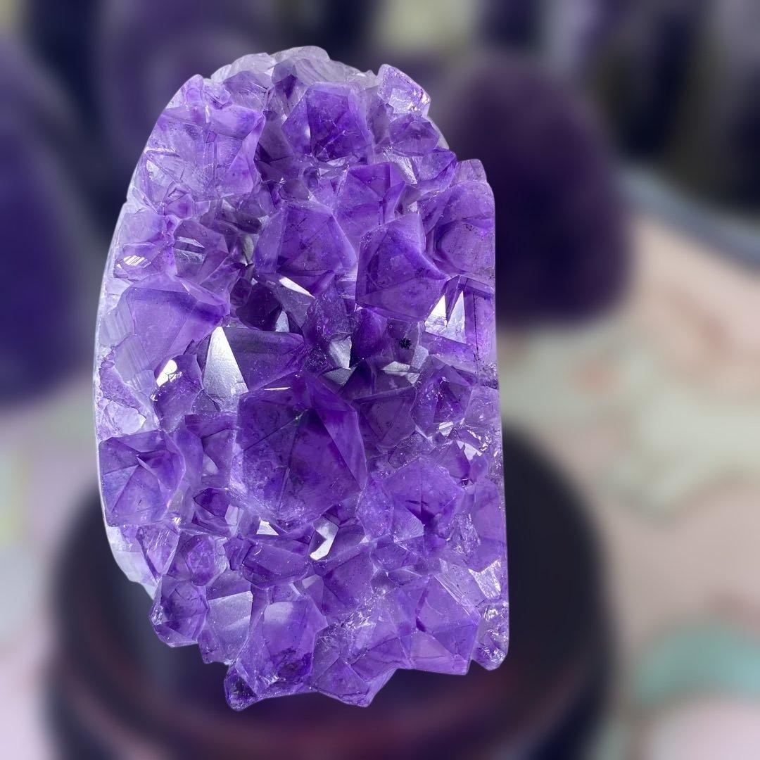 【極上】ウルグアイアメジストクラスター原石（幸運水晶）天然紫水晶 A A