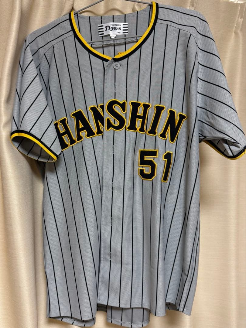 阪神タイガース　中野拓夢　ビジターユニフォーム　Mサイズ