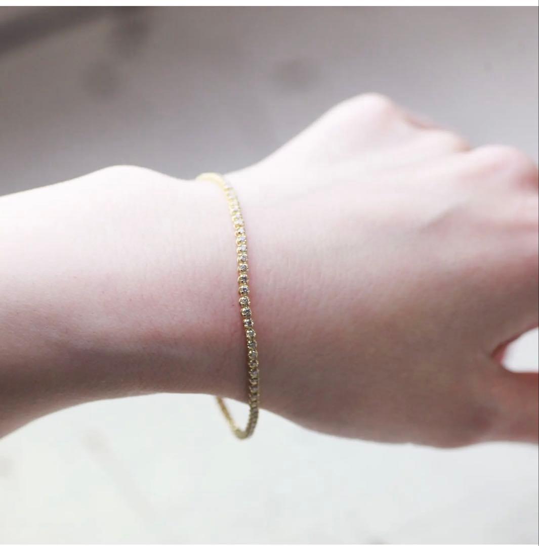 KAORU ダイヤテニスブレスレットK18