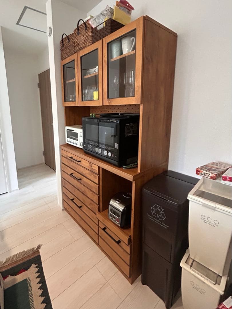 【開梱設置】Re:CENO リセノ LINA 105キッチンボード　下部