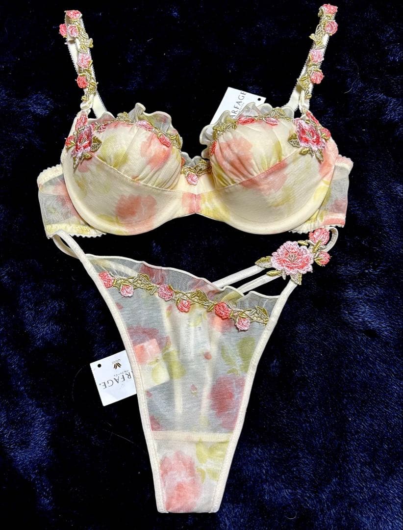 ジュンジュン様 ワコールPARFAGEパルファージュ ブラC65&ショーツ