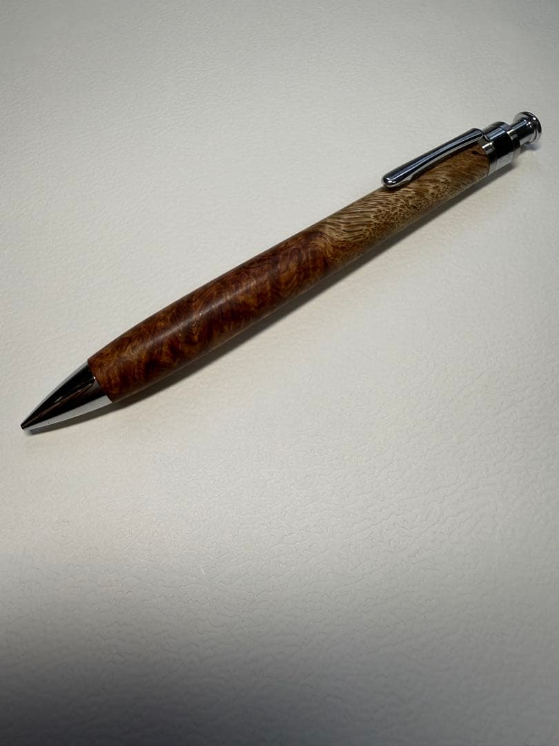 工房楔　ペンシル楔　花梨紅白(こぶ杢)