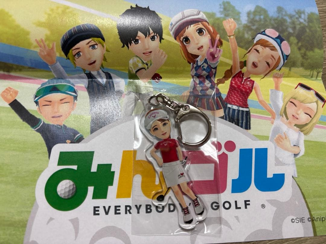 みんゴル　政田夢乃プロ　アクリルキーホルダー