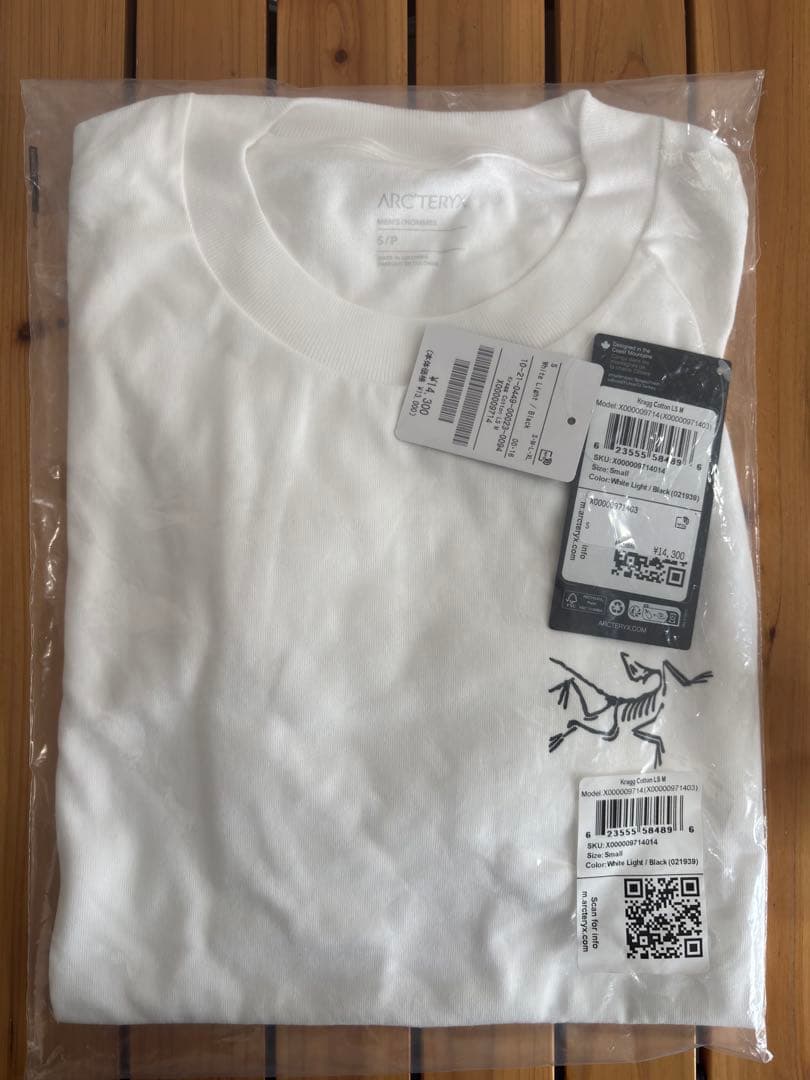 【新品未使用】Small arc'teryx Krag Cotton LS M