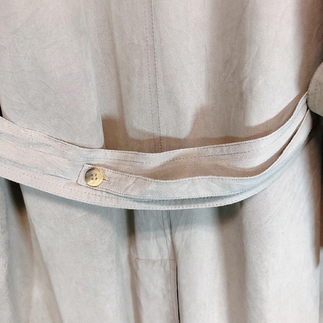 NAUTICA ノーティカ　90s ベージュ トレンチコート　ベルト付き