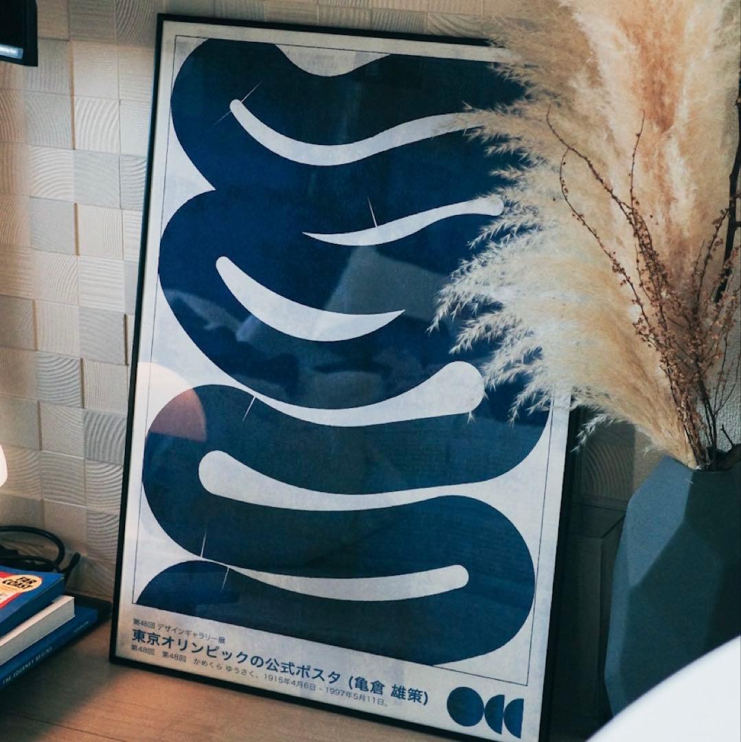 A1サイズ 亀倉雄策 Waves オリンピック ポスター