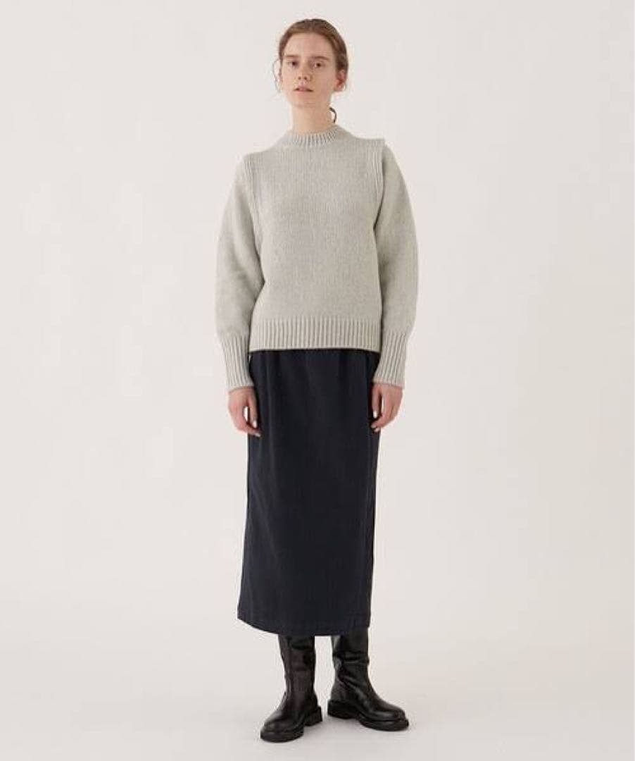 GALERIE VIE ギャルリーヴィー　ファインウール レイヤードプルオーバー