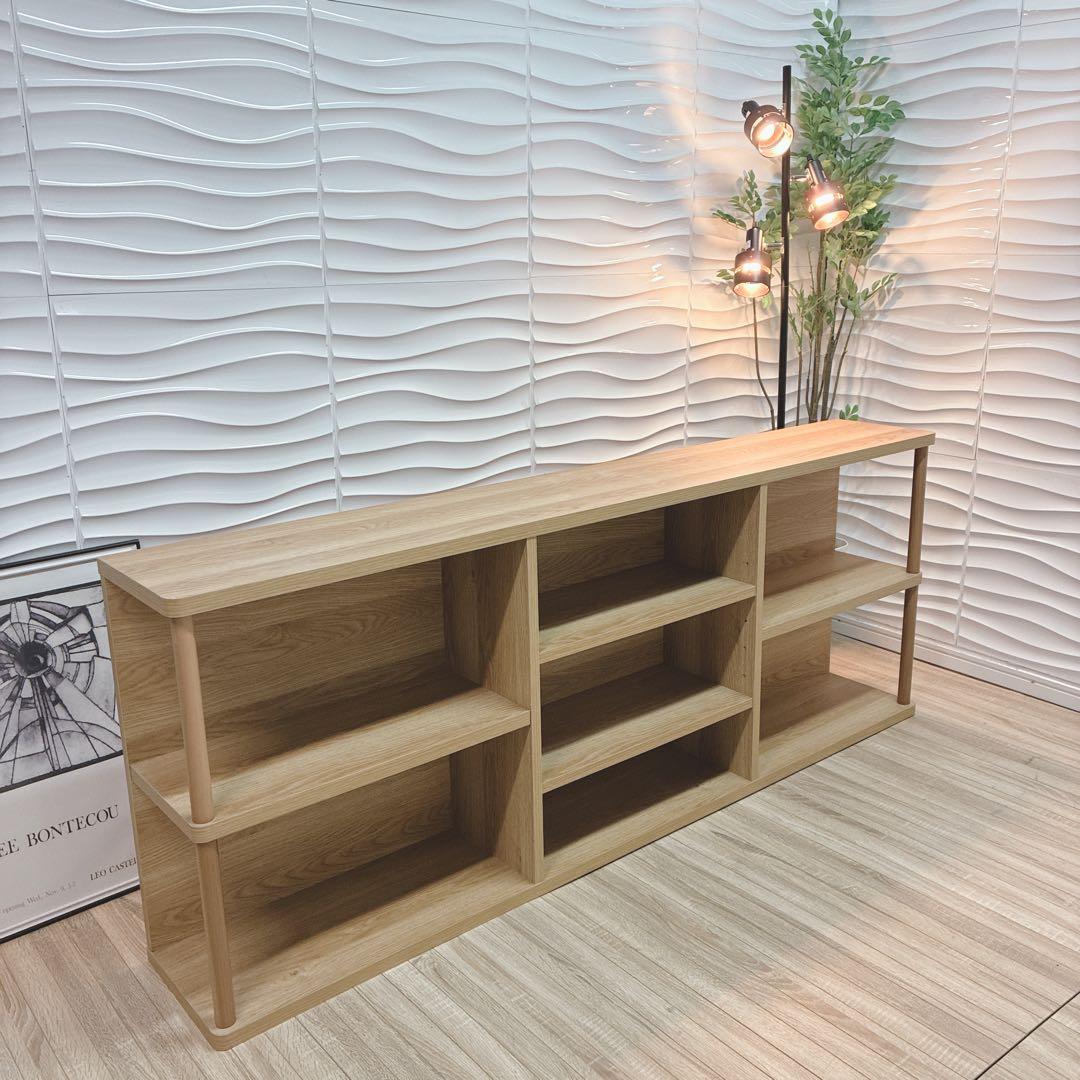 ◇大阪府 神戸市 配達料無料！◇棚◇シェルフ◇オープン棚◇収納◇ラック◇木製◇