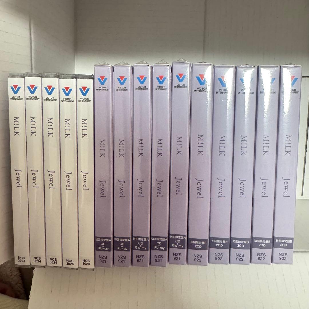 M!LK Jewel 初回限定盤A.B 通常盤 各5枚 計15枚セット