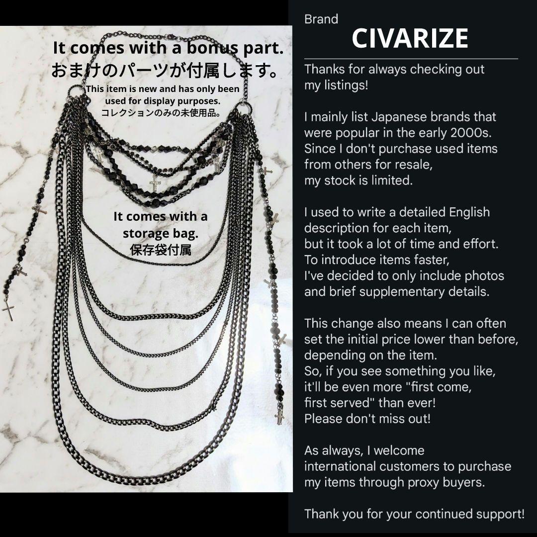 アクセサリー Japanese label CIVARIZE 6+ necklace