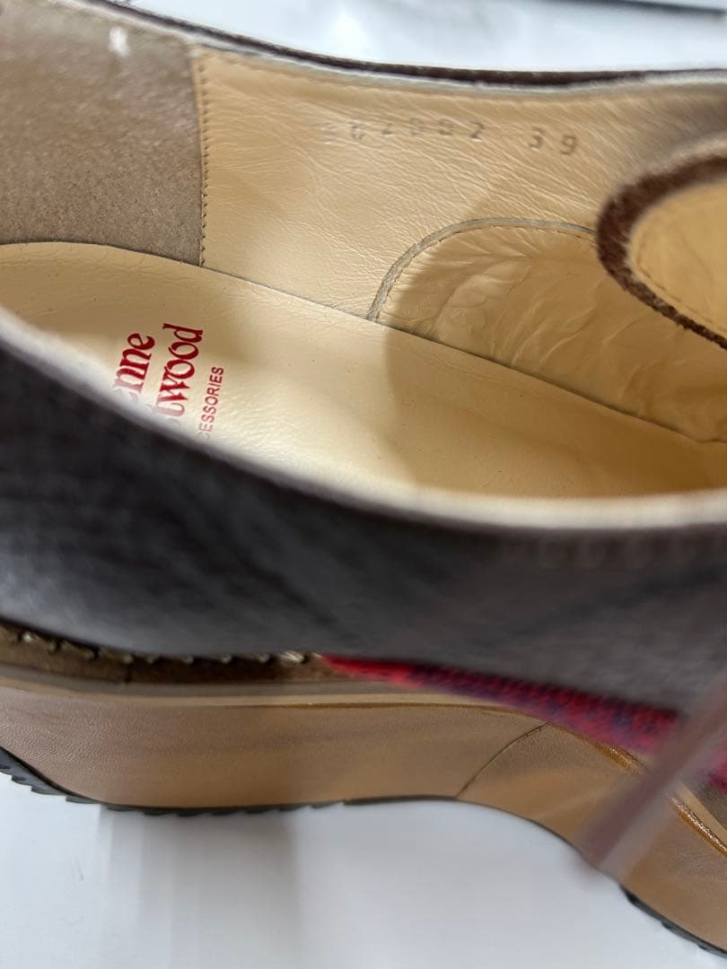 レア　Vivienne Westwood ロッキンホース　 チェック シューズ