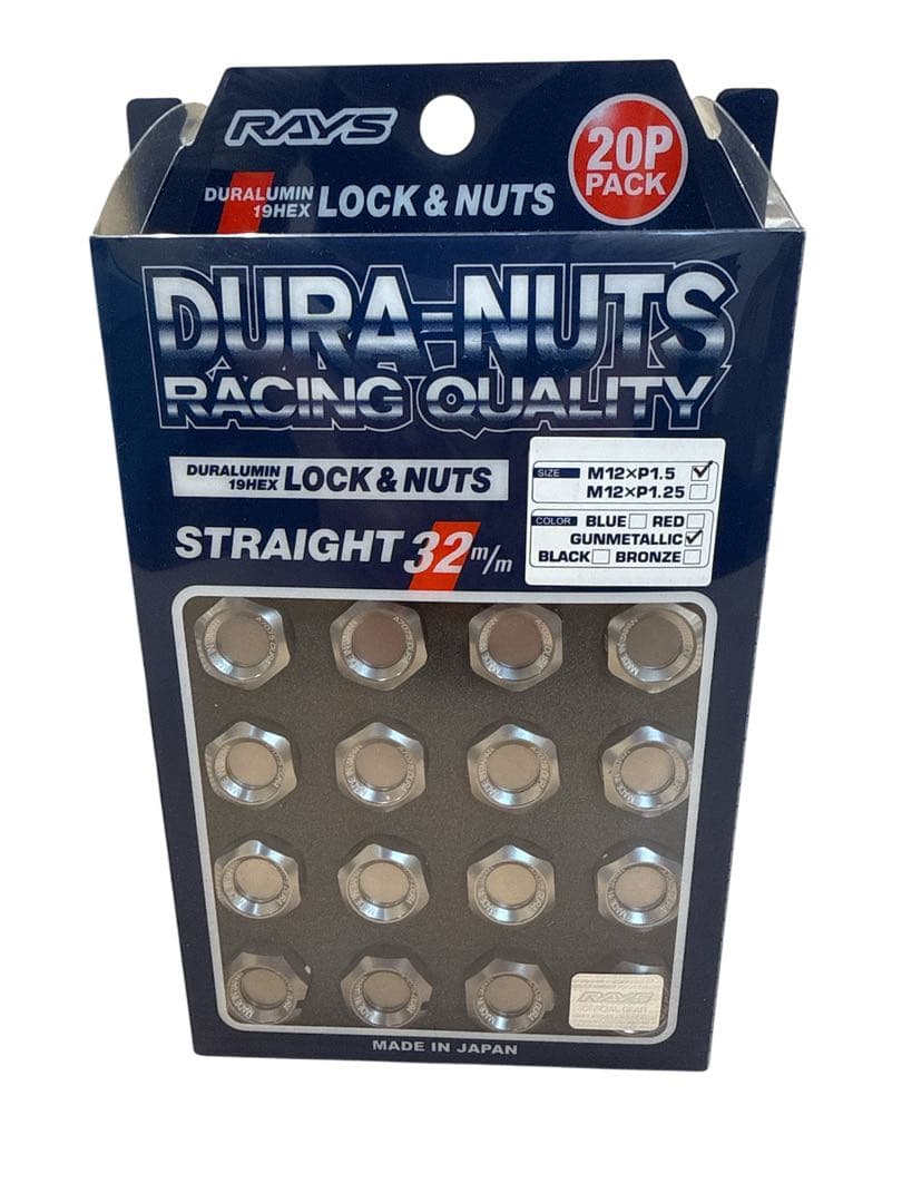 RAYS DURA-NUTS ロック&ナットセット 20個入り